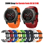 Ремешок силиконовый для смарт-часов Garmin Fenix 5X6X ProFenix 3Fenix 3HR