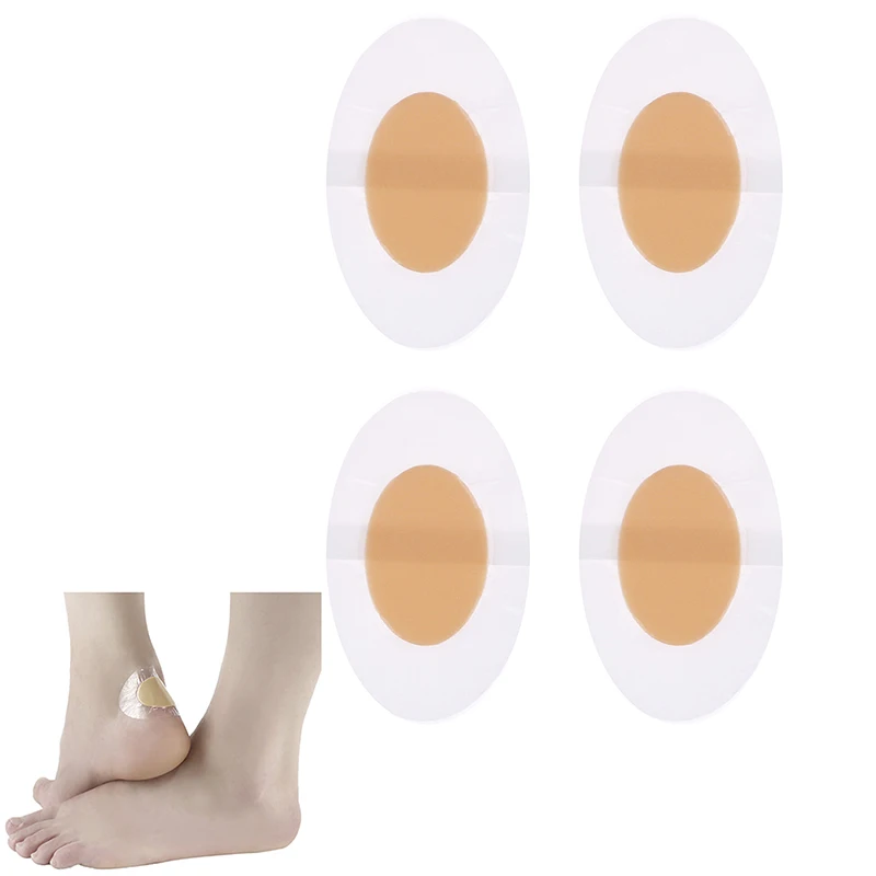 

2 Pair Anti-wearing Heel Sticker Pedicure Patch Foot Care Tools Adhesive Hydrocolloid Gel Blister Plaster Relieve Pain Patch