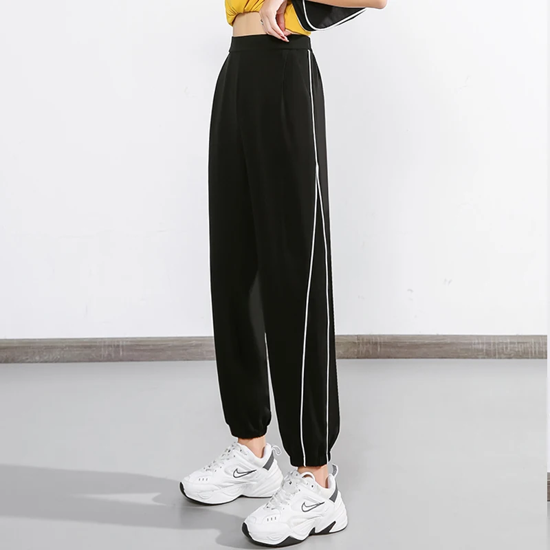 Новинка недорогие женские повседневные спортивные штаны для тренировок с