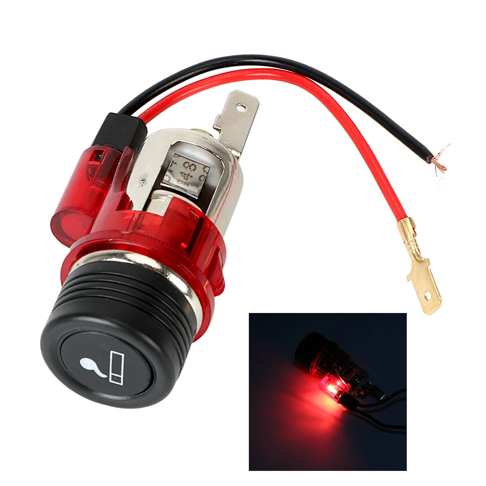 

Универсальная розетка 12 в 120 Вт для мотоцикла автомобиля сигаресветильник со светодиодный светильник кой