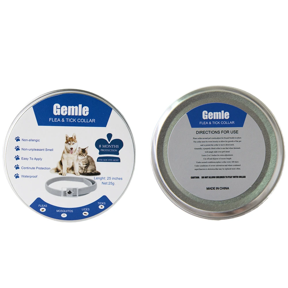 63 см пса противоблошиный ошейник анти блохи от клещей комаров Открытый