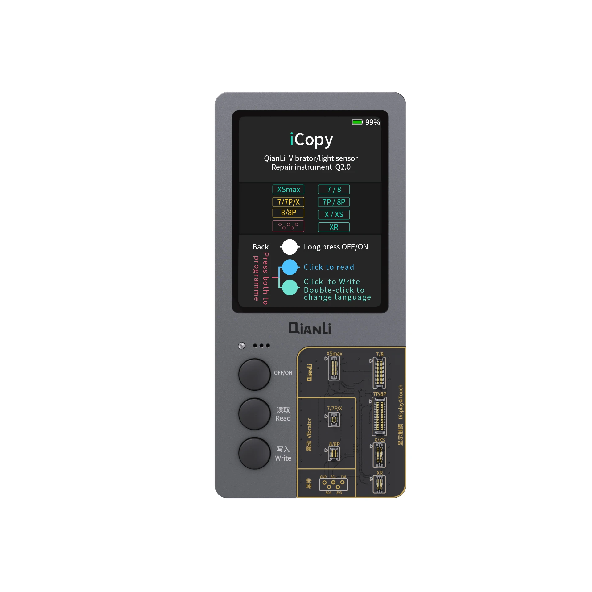 QianLi iCopy Plus программист для iphone ЖК дисплей сенсорный EPROM световые датчики вибратор