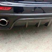Z-ART задний диффузор из углеродного волокна для Porsche Cayenne, задняя Губка из углеродного волокна для Cayenne 958,2, задний подбородок из углеродного волокна