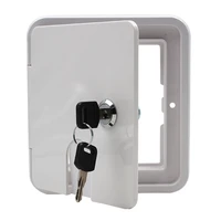 marine square cable hatch white safety square electric cable hatch key slide window for boat yacht rv motorhome camper