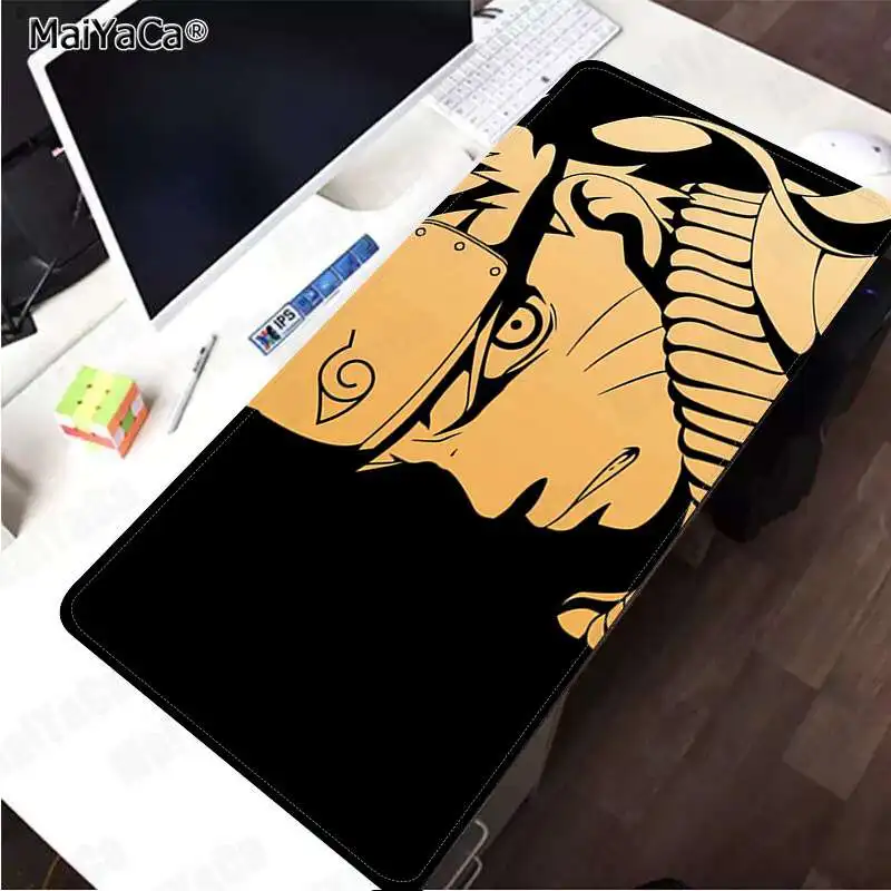 MaiYaCa один мир Наруто DIY дизайн игровой с узором коврик для мыши скорость/Управление версия большой игровой коврик для мыши