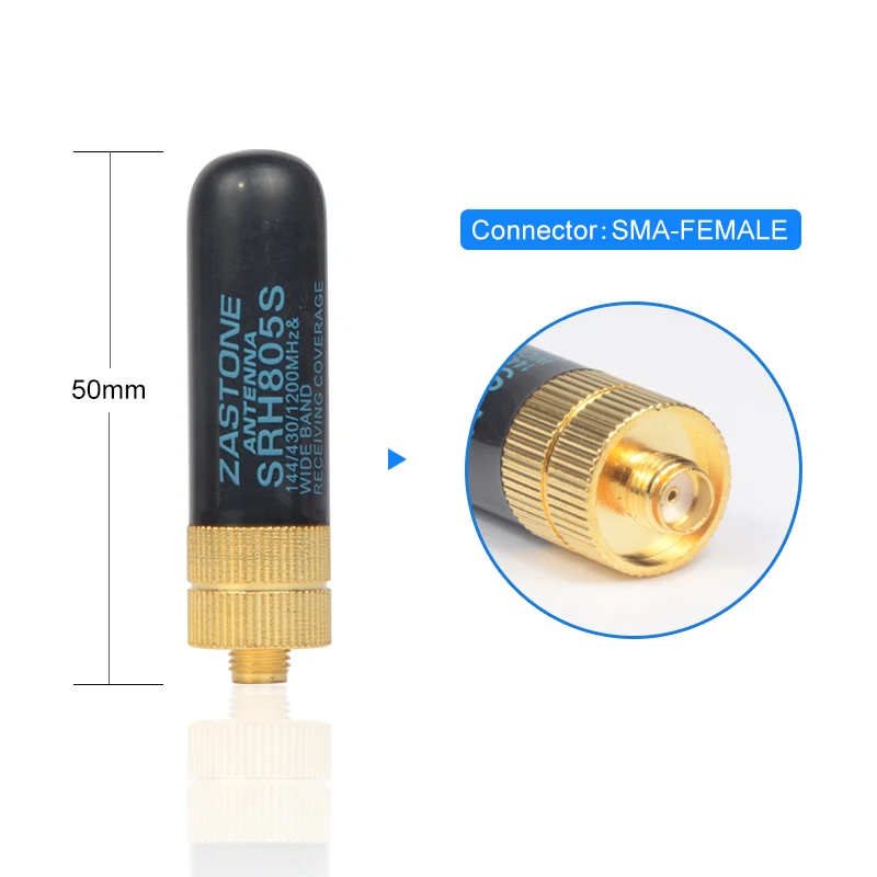 

Антенна для портативной рации SRH805S SMA-Female, 889 г