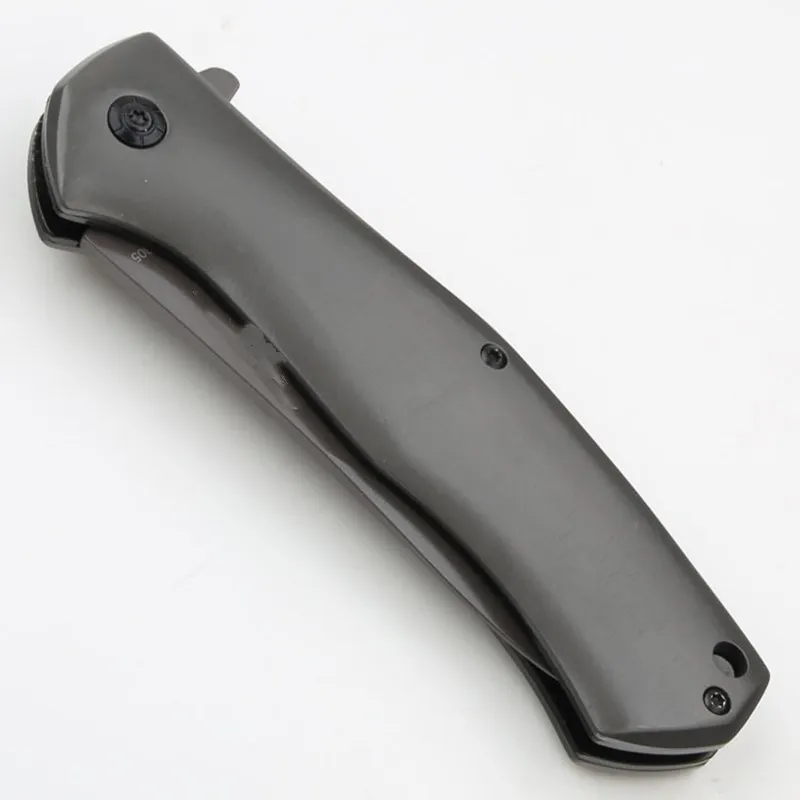 

DA305 folding pocket camping knife 440C Blade all steel Handle outdoor hunting tactical survival fruit Knives EDC kitchen tools