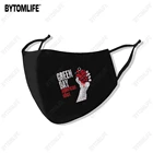 Новинка 2021 американская винтажная маска-идиот на зеленый день выгорание + маска для лица Классическая моющаяся дышащая многоразовая маска для рта из полиэстера с принтом