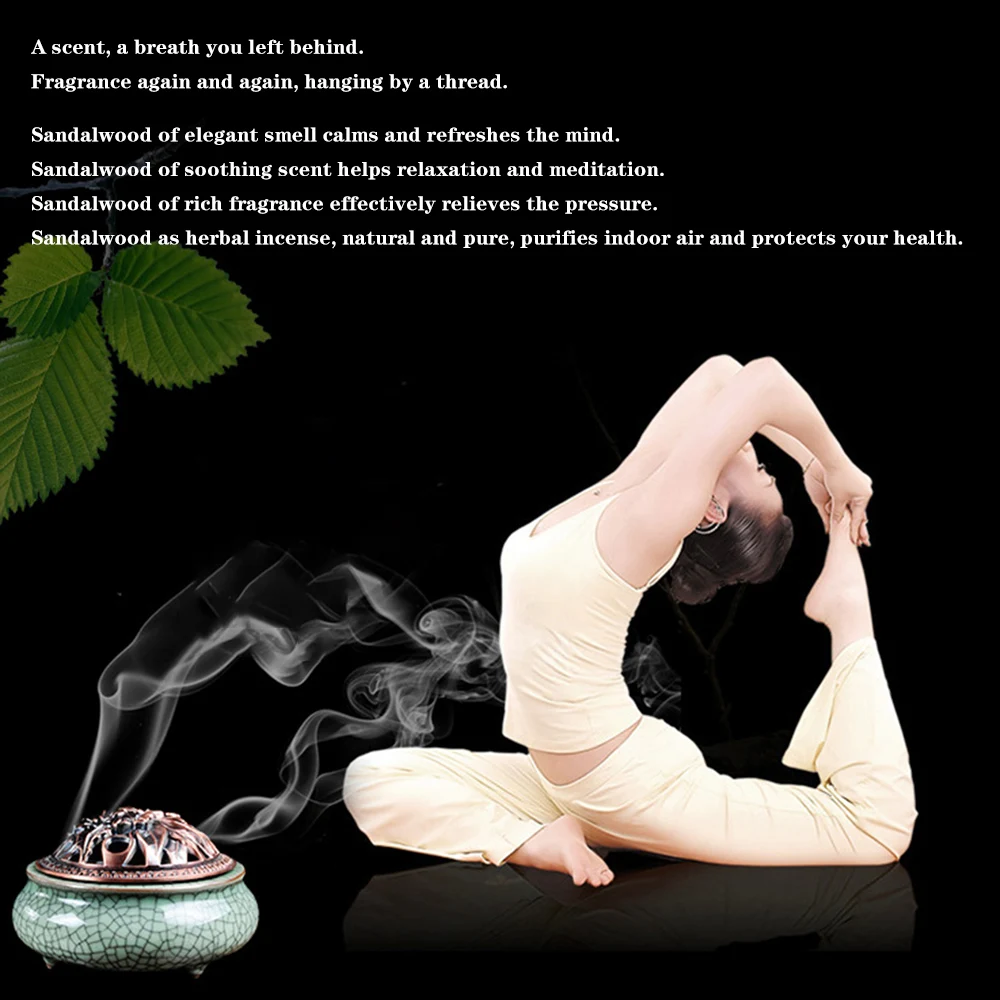 45pcs/box Incense Sticks Natural Sandalwood Backflow Smoke Buddhism Pagoda Mixed Scents Aroma Air Purifying Freshener | Дом и сад