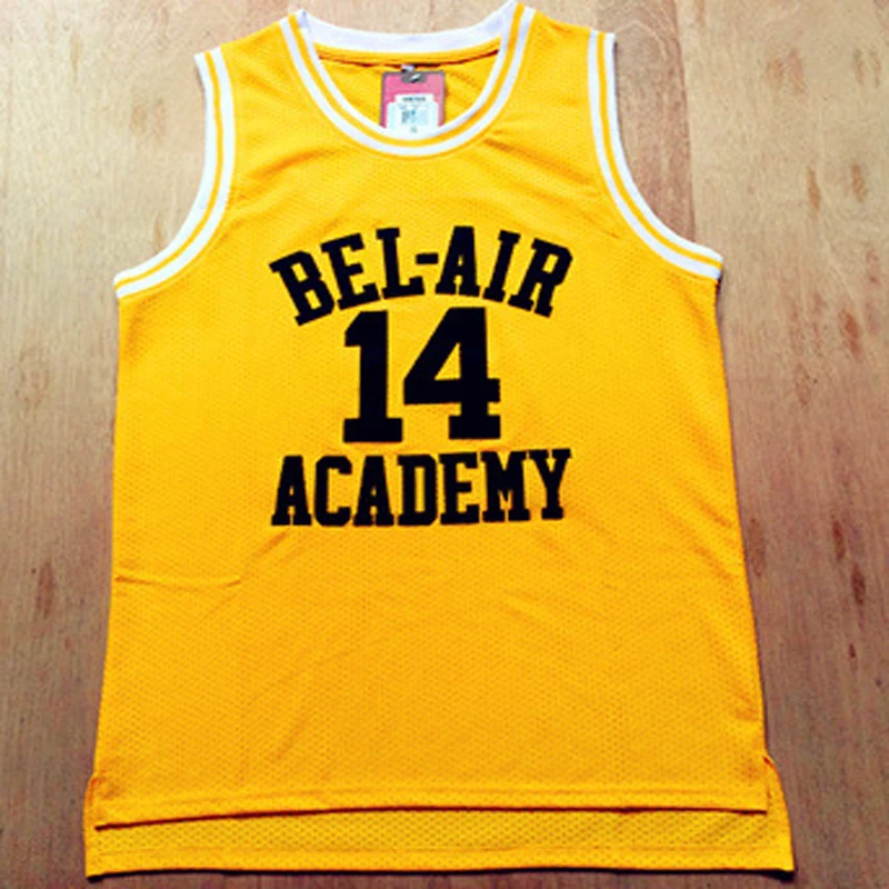 Черно желтая Зеленая Мужская футболка жилет Джерси для колледжа № 14