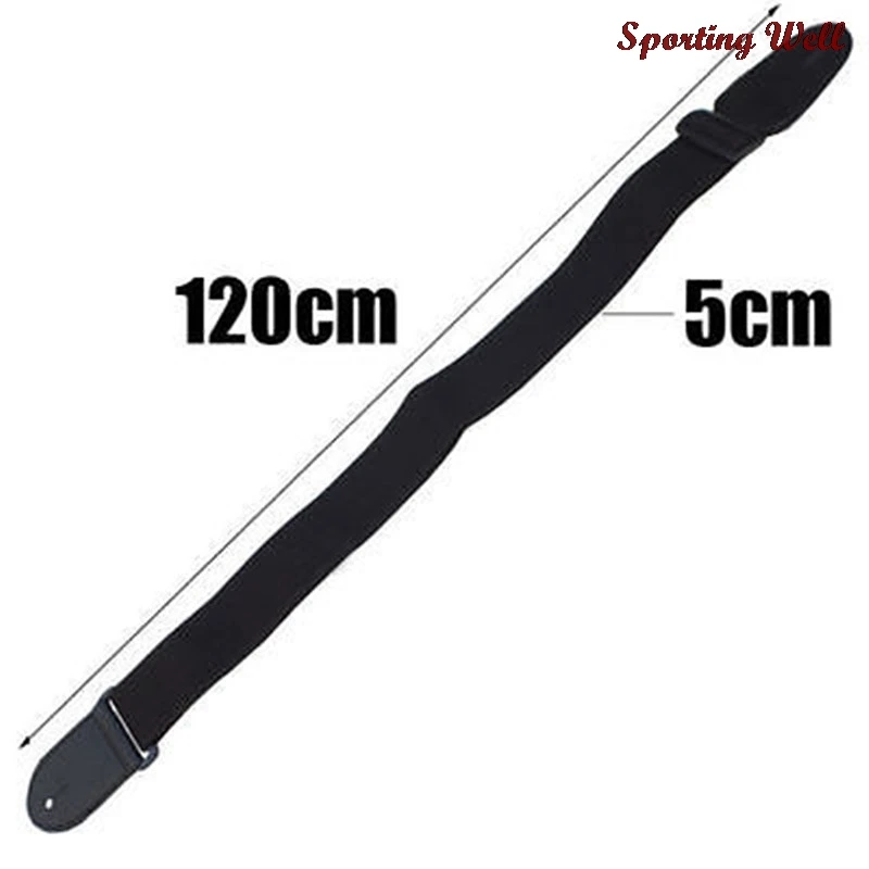 neue heiße verkauf pu leder nylon schwarz nützliche folk gitarre straps einstellbare 75 120cm elektrische akustische bass gitarre strap fr