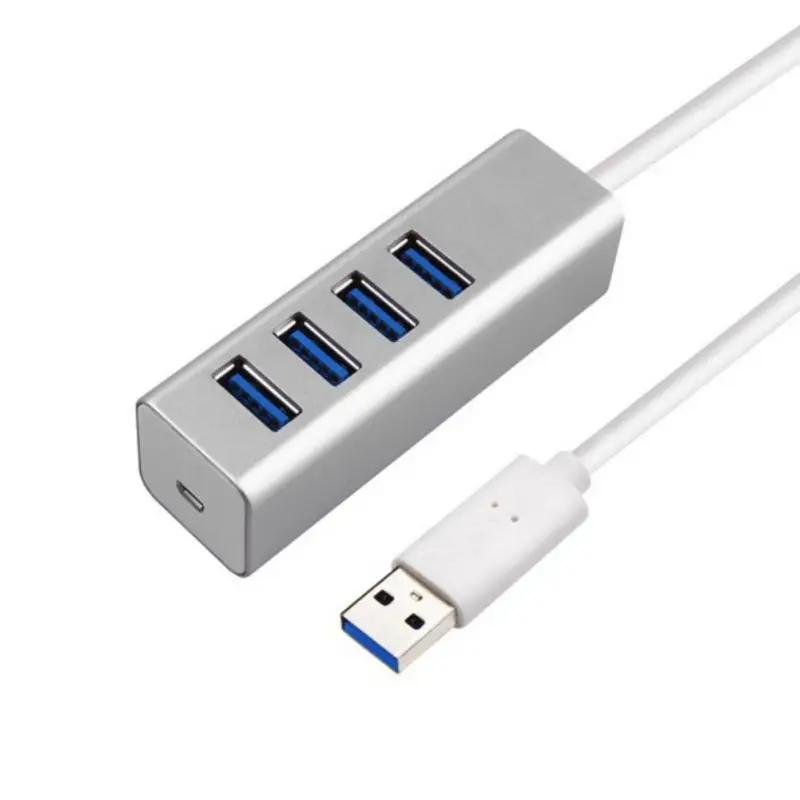 USB 3 0 концентратор 4-Порты и разъёмы алюминий высокой Скорость usb-разветвитель