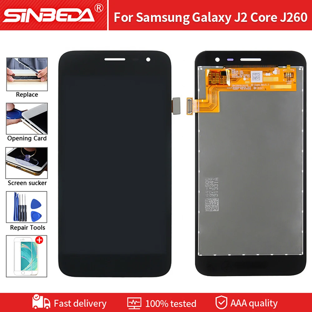 AMOLED Super 5 0 дюйма для Samsung Galaxy J2 Core J260 ЖК-дисплей сенсорный экран дигитайзер в сборе |