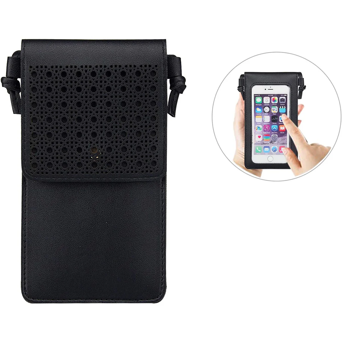 Женский кошелек Кроссбоди AA изящная Наплечная Сумка с вырезами и рисунком