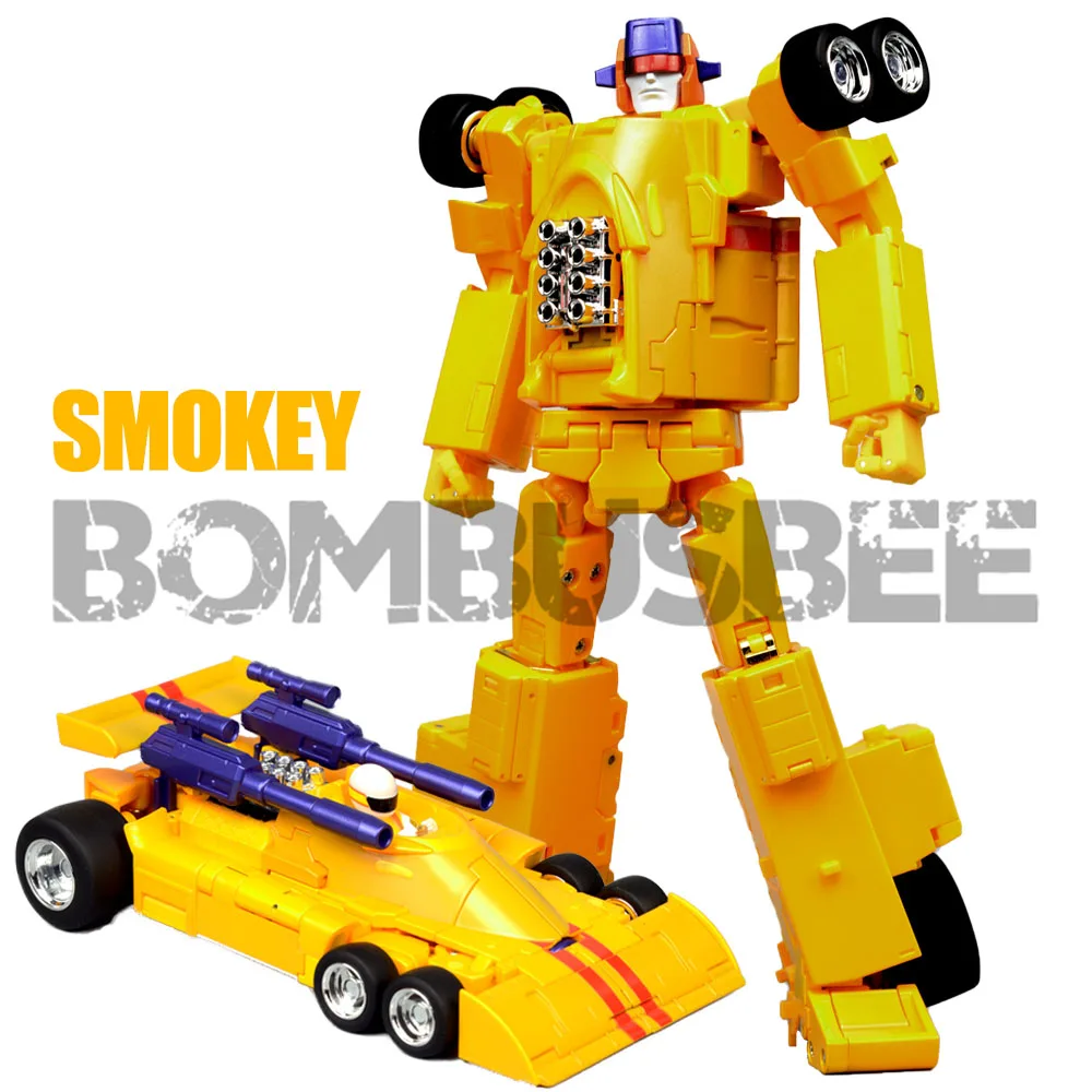 

【IN STOCK】Action Figure Robot Transformation FansToys FT-31D FT31D Smokey Dragstrip Drag Strip Stunticons Menasor PVC