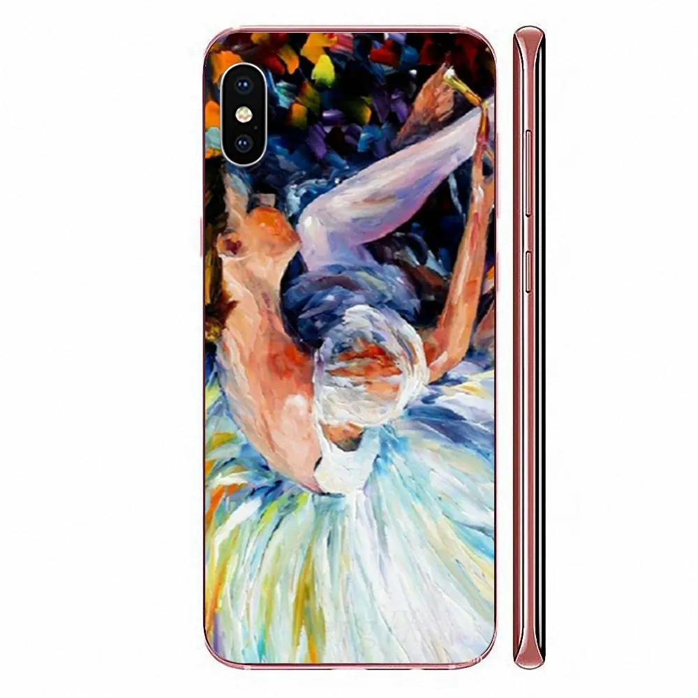 Skin Pattern For Samsung Galaxy A10 A20 A20E A3 A40 A5 A50 A7 J1 J3 J4 J5 J6 J7 2016 2017 2018 Dance Ballerina Girl Oil Painting images - 6