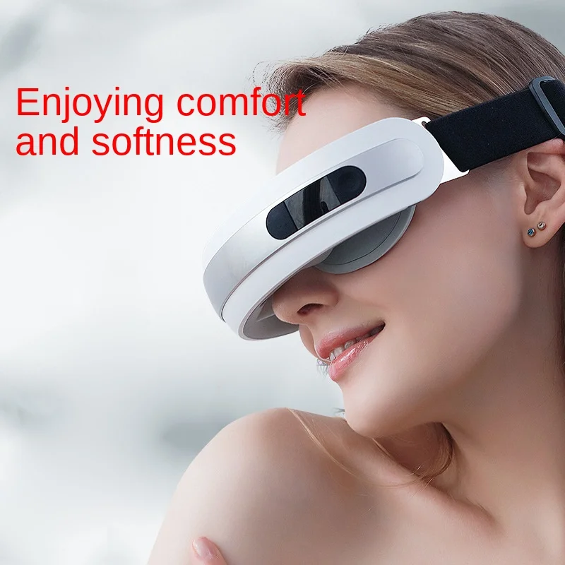 Eye Massager Smart Airbag Vibration Eye Care Instrument Hot Compress Bluetooth Eye Massage Glasses Fatigue Pouch & Wrinkle Hot