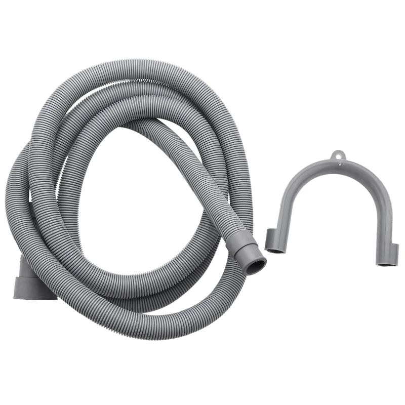 

2.5M Machine Dishwasher Drain Hose Extension Washing Pipe with Bracket Set