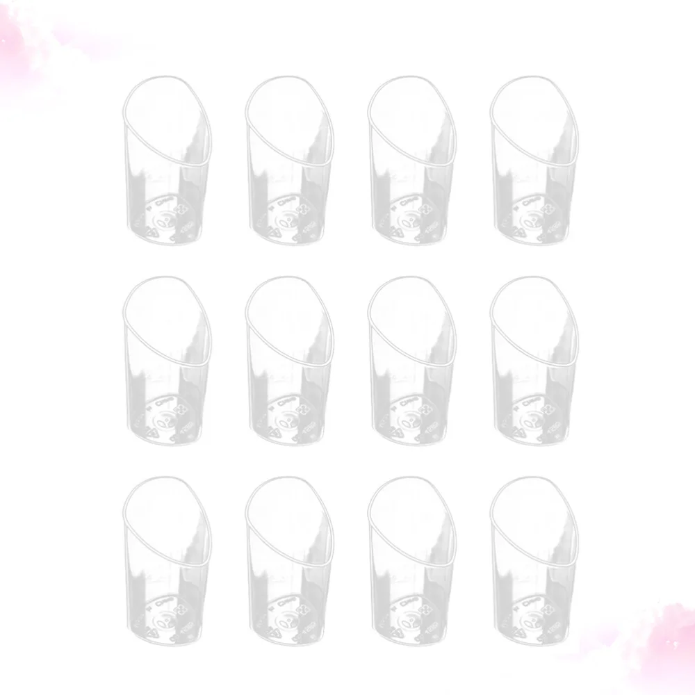 

15pcs Mini Dessert Cups Practical Clear Appetizer Cup Portable Jelly Pudding Mousse Cup for Home Shop
