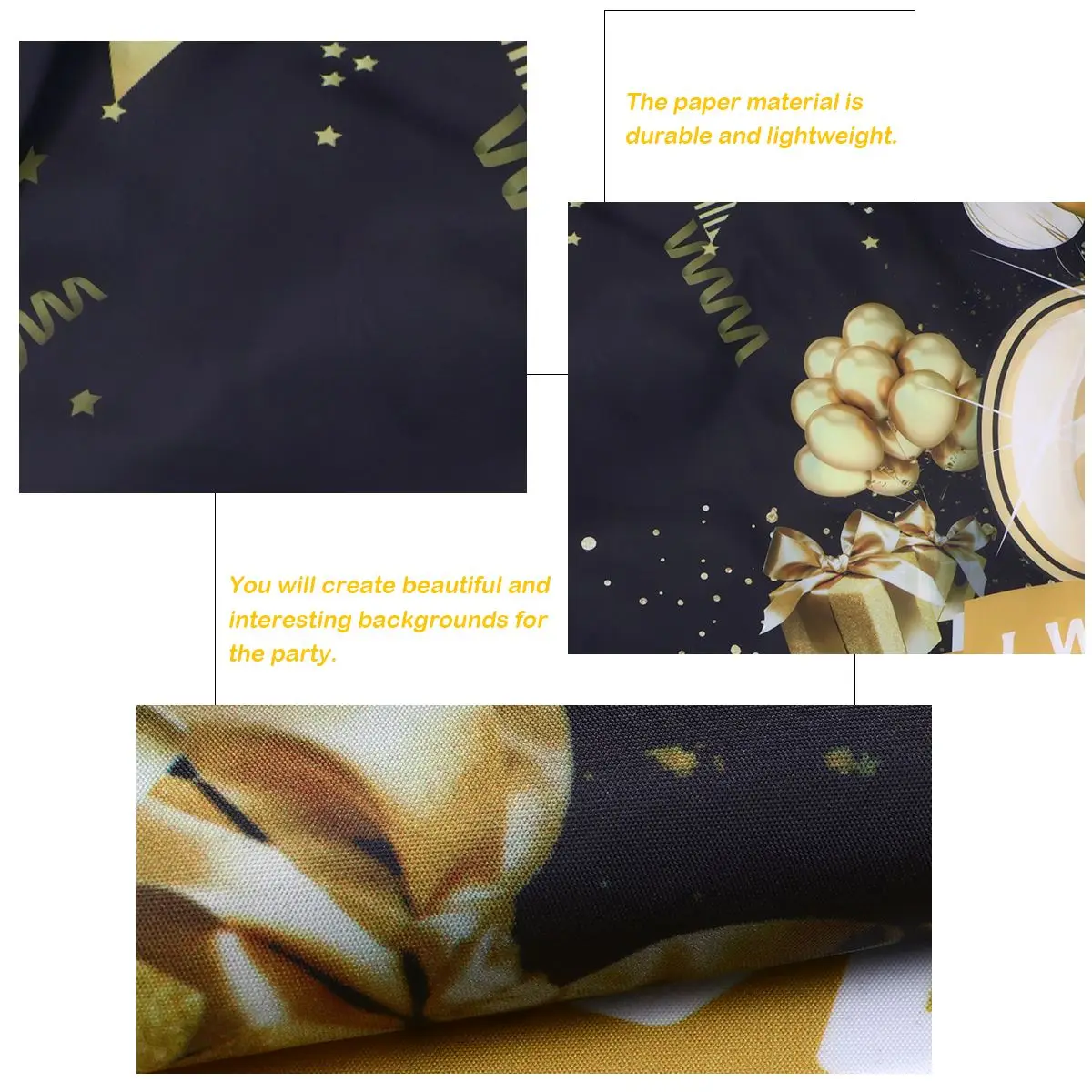 Счастливый День рождения индивидуальные баннер 40th 50th 60th 70th Семья снимать детский