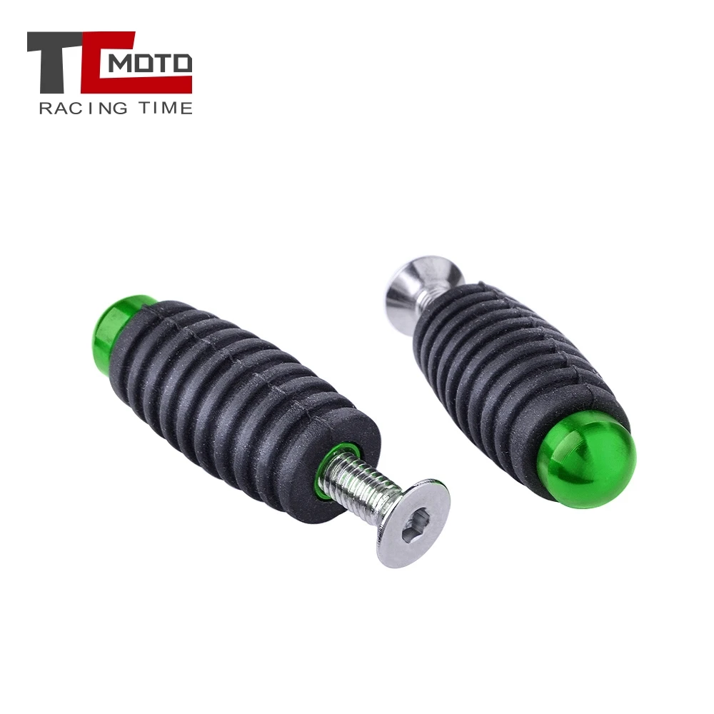 

Motorcycle Gear Shift Brake Lever Toe Pegs Toepegs Pedals Footpegs M6 For Kawasaki Ninja 250 300 Z750 Z800 Z900 Z1000 ZX6R/10R