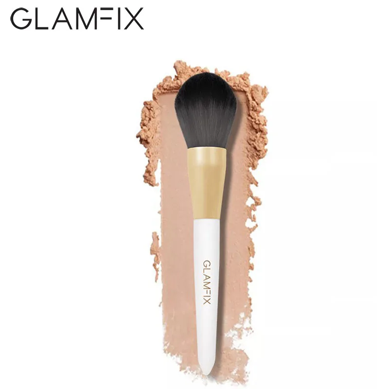

GLAMFIX Classic Makeup Powder Brush Champagne Makeup Brushes Foundation Brush Large Face Brush Repair Brush Contour Brush Tool