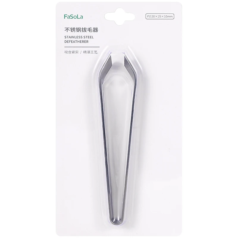 

Multifunctional pig hair clip hair removal device fish bone plucking forceps stainless steel hair clip device