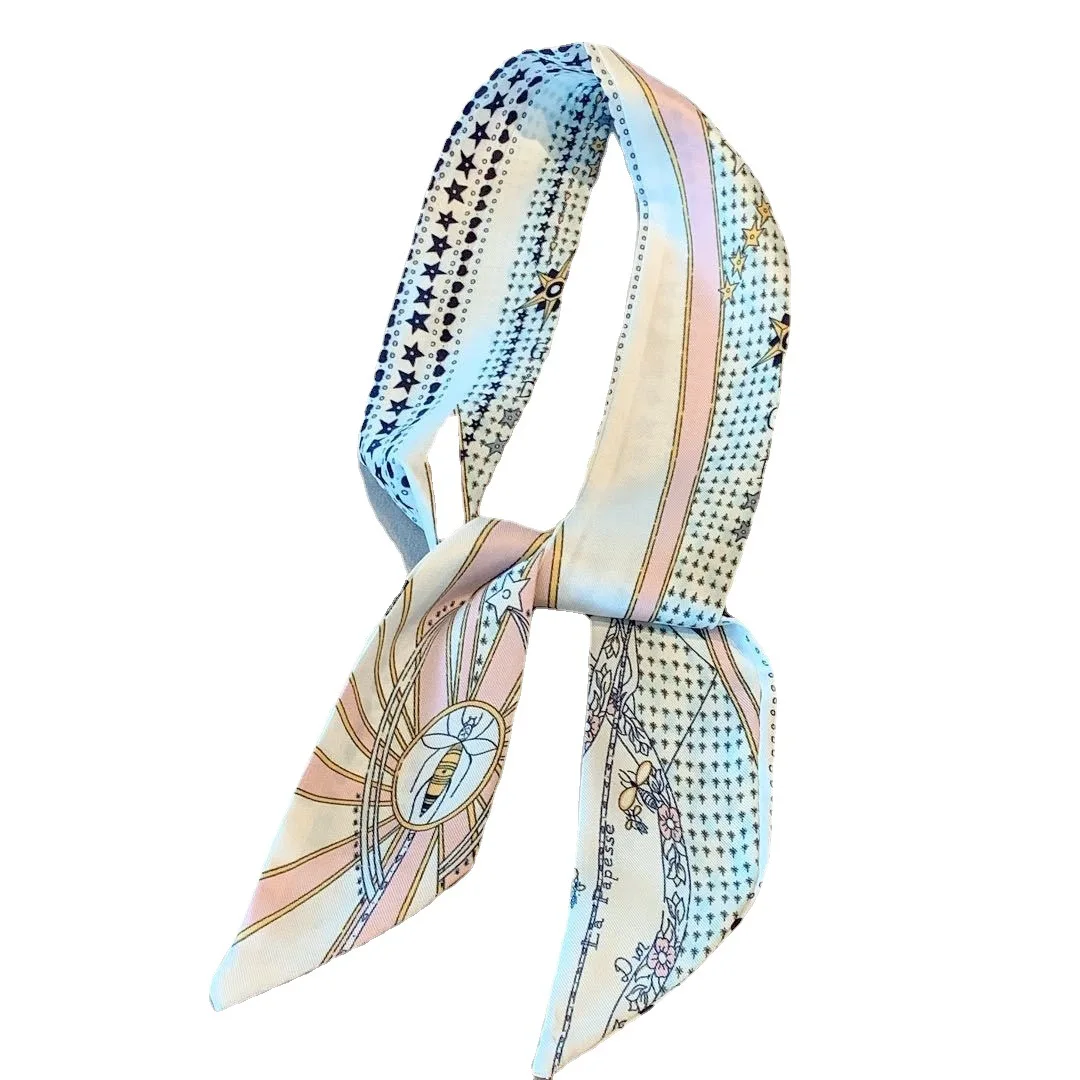 Модные аксессуары для волос длинный шарф ленты резинки женщин галстук бабочка