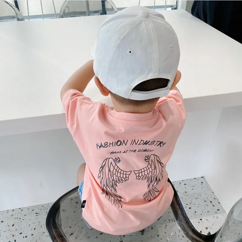 

Family Matching Outfit Summer Baby Girl Romper Mother And Daughter Clothes Father Son Mommy And Me Wings Short-sleeved T-shirt