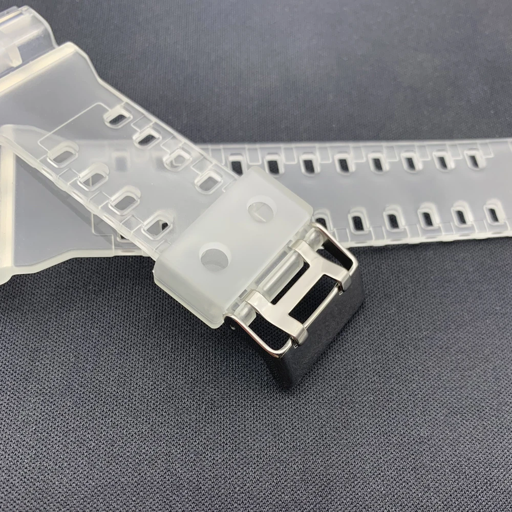 16 мм резиновые Ремешки для наручных часов мужские спортивные силиконовые