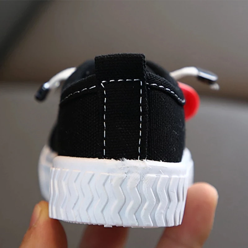 

Kid Shoes Sneakers for Children Elastic Shoelaces Canvas Tennis School Shoes for Girls Boys Comfort Toddler Shoes Size 21-32