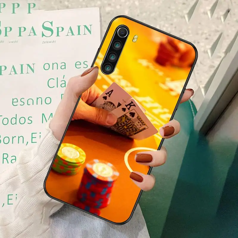 

ZFGHSHYQ Poker Joker Fashion Anti Fall Phone Case For Redmi 7 8 9 A K20 30 Pro Note 8 9 Pro 9s