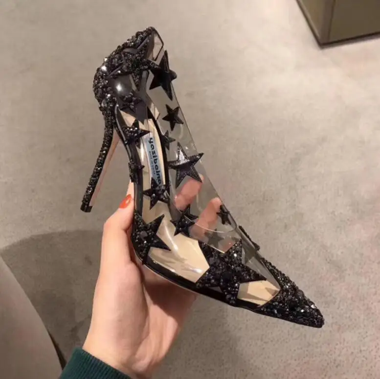 Zapatos de mujer marca lujo Teahoo zapatos boda tacón повязка на голову puntiagudos disegno seda elegante | Обувь