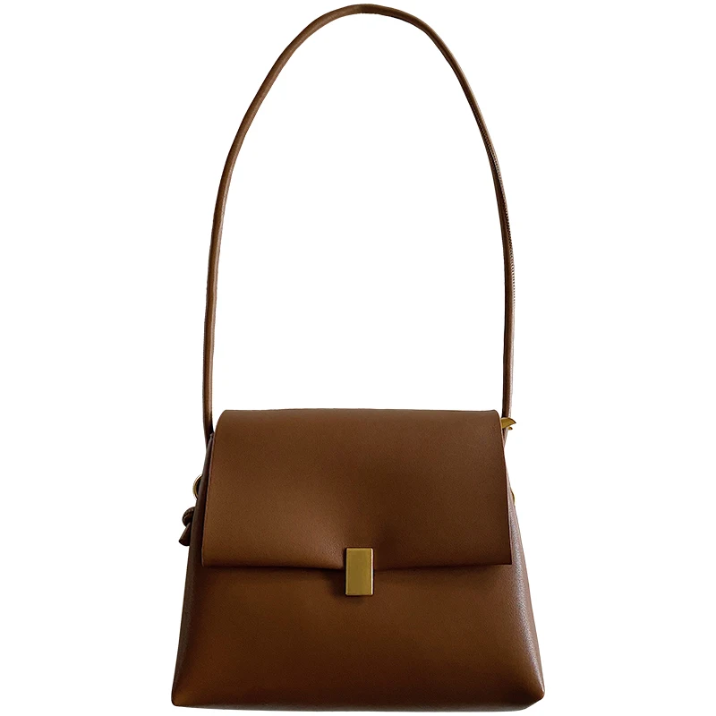 

New small bag female Korean student ins shoulder messenger bag simple fashion retro underarm bag