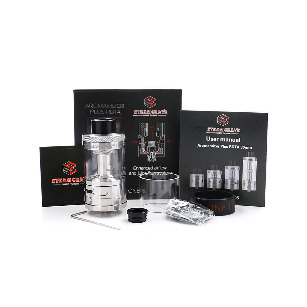 Оригинальный паровой Aromamizer Plus RDTA бак 30 мм увеличенный поток воздуха 10 мл емкость