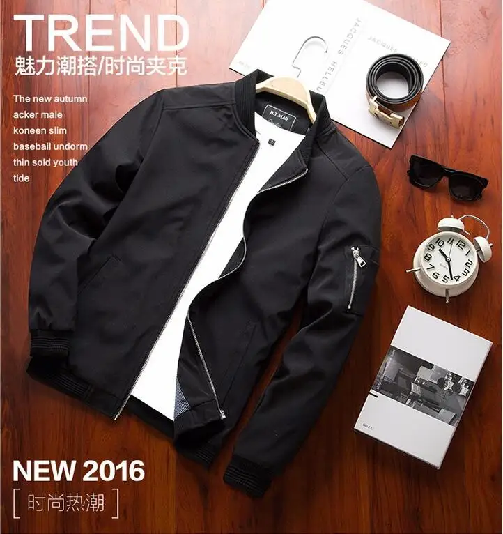 

Новинка 2019, мужская куртка ZNG, повседневные мужские пальто, куртка-бомбер, повседневные куртки, Осенние трендовые Модные мужские куртки, оде...