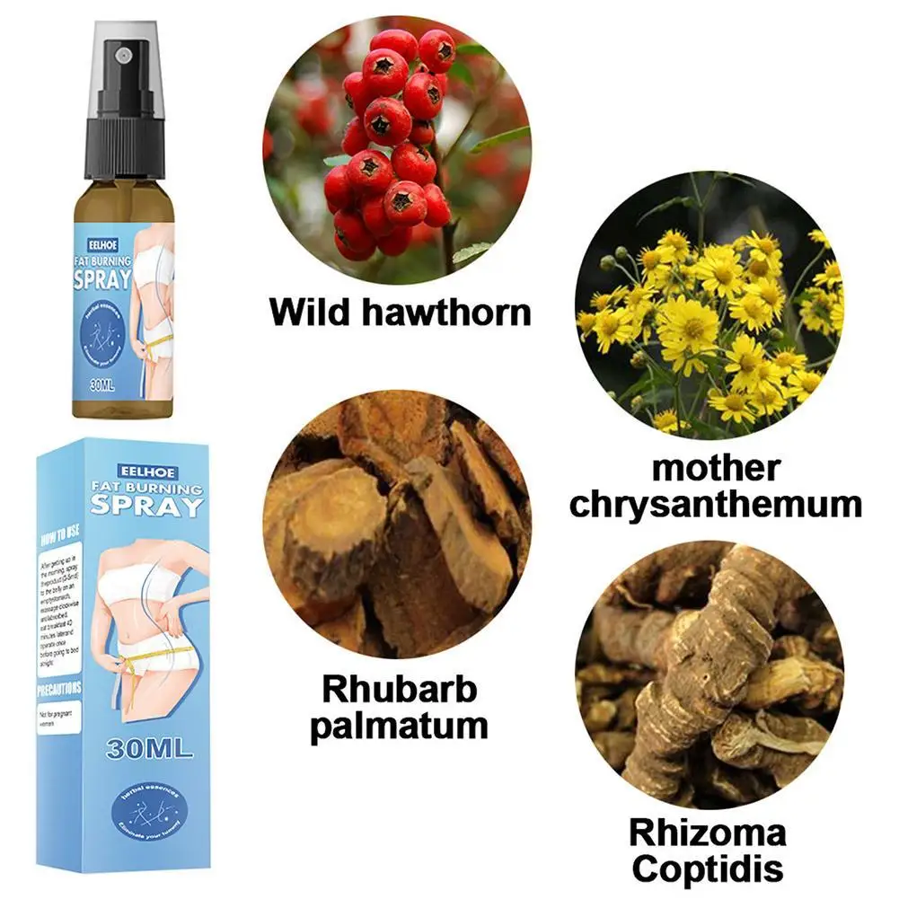Эффективный спрей для похудения 30 мл Антицеллюлитный жиросжигатель удаление