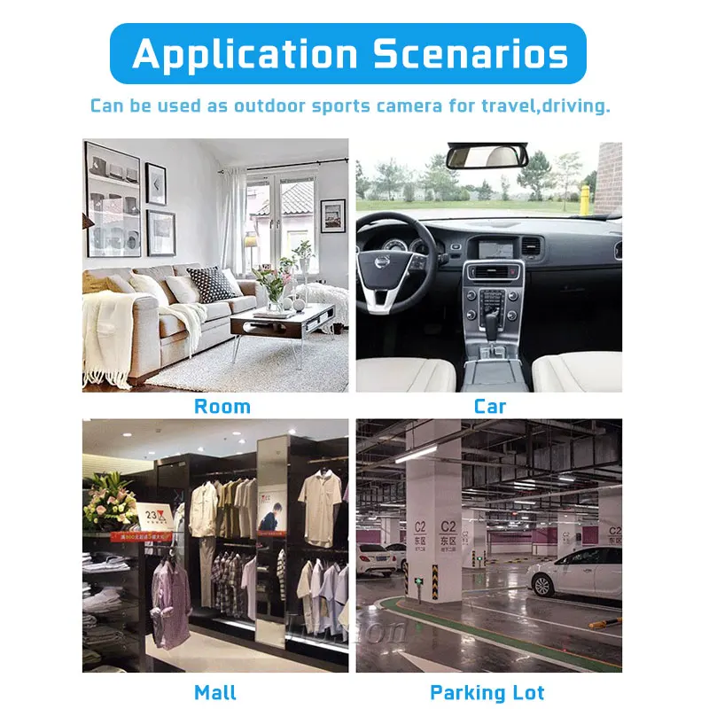 7 часов видео в формате HD Запись мини Камера ночного видения потайная камера