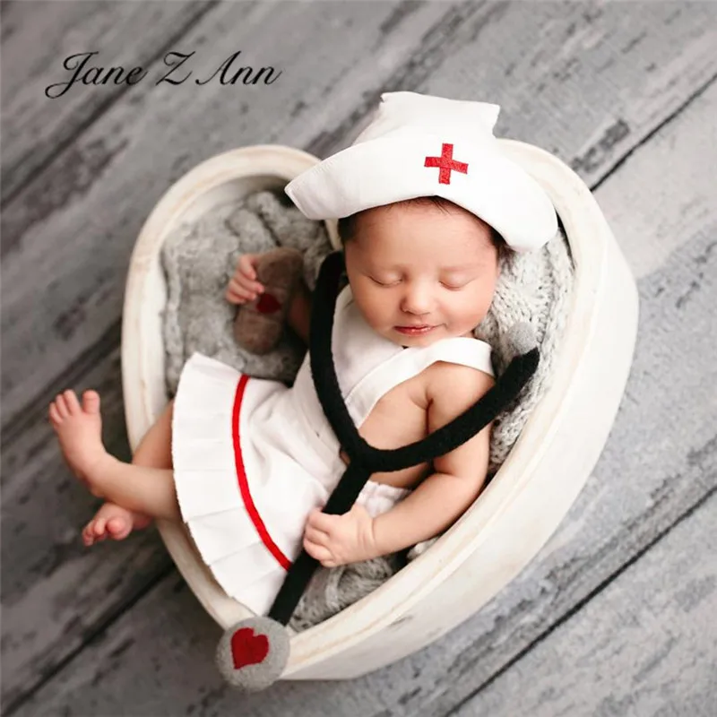 

Baby photography nurse suit modeling clothing photo studio 1-12 month toddler photography props