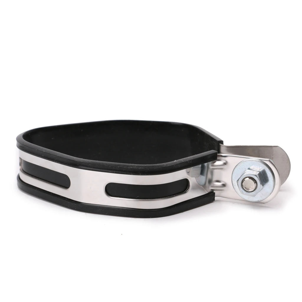 

1 комплект Новый мотоциклетный Выпускной зажим хромированный Кронштейн на заказ 3"