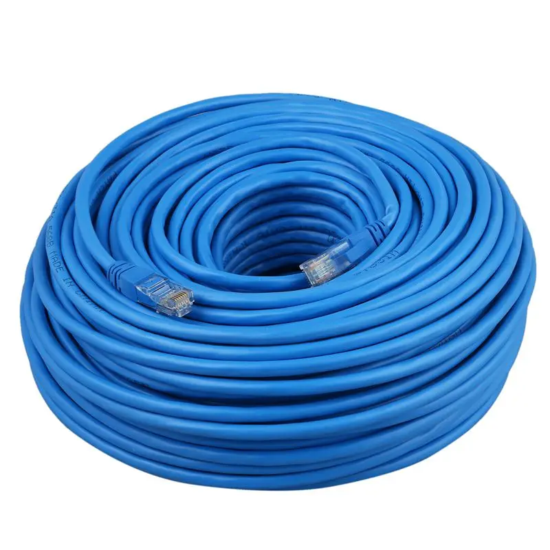 Плоский CAT6 Ethernet 100 м/1000 Мбит/с патч кабель сетевой RJ45 PLAT оптом от 5 м до 50 Длина: