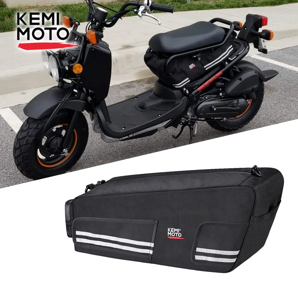Motorcycle Rear Back Seat Bag Under Seat Storage Bag Saddle bag Accessories for Honda Ruckus 2021-2023 Scooter Cargo Luggage Bag