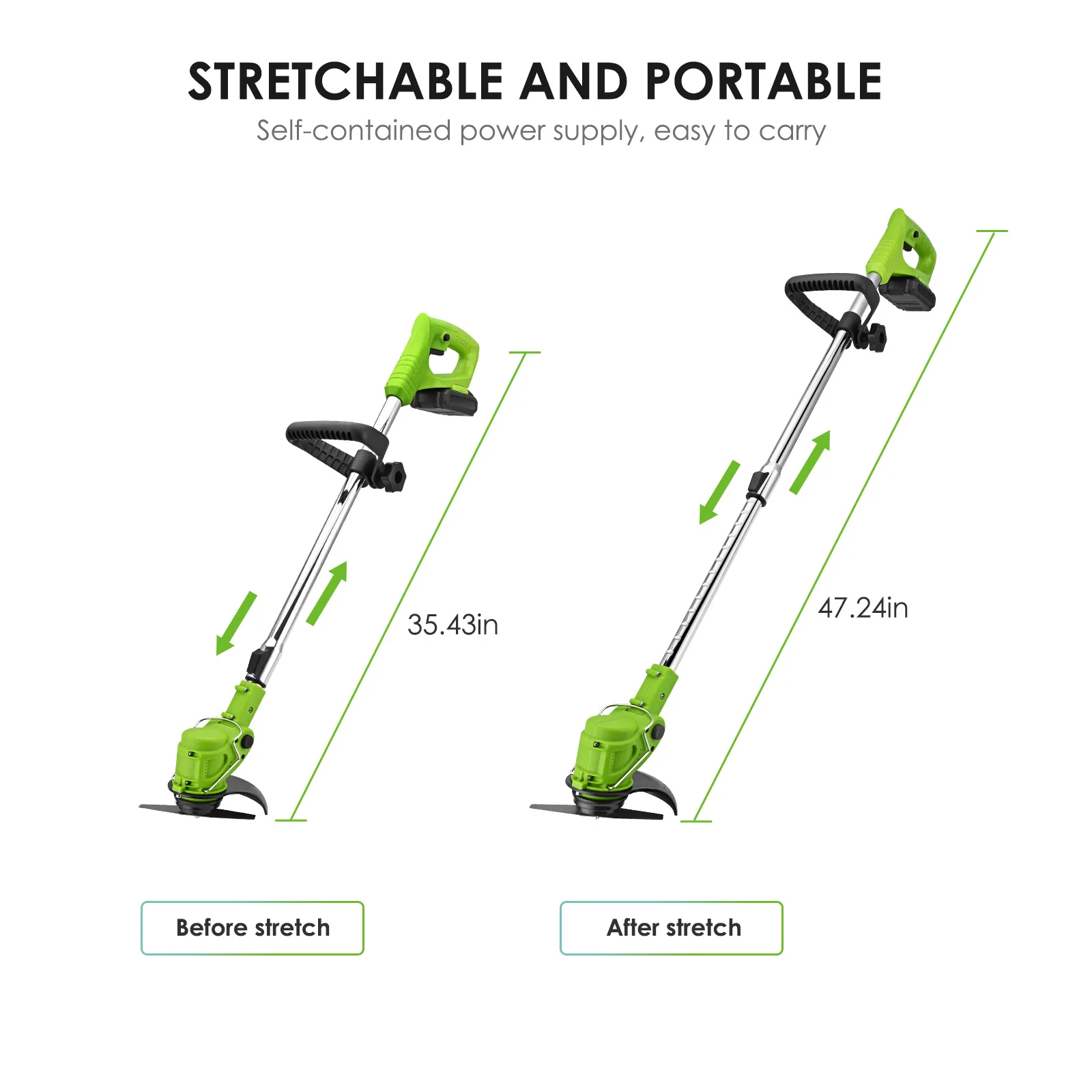 

Cordless Grass Trimmer Brush Cutter Wireless Grass Trimmer Lawn Mower Garden Tools For Weed-Wacking With 21V Lithium-ion Battery