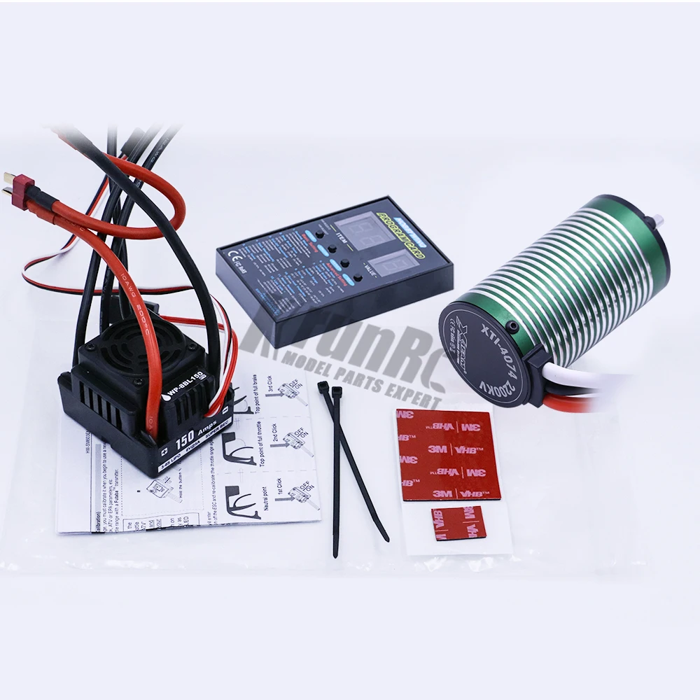 X TEAM 4074 4 х полюсной бесщеточный мотор + WP 8BL 150 RTR Водонепроницаемый 150A ESC
