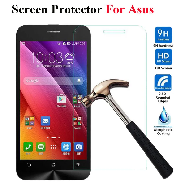 Закаленное стекло для Asus Zenfone 2 Laser ZE550KL ZE500KL защитная пленка экрана ZE520KL Zoom ZC554KL ZC550KL