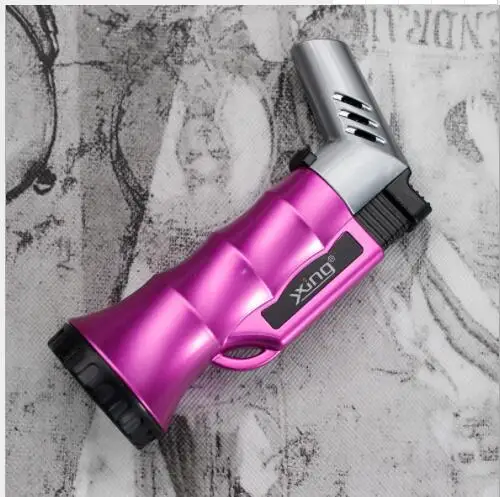 creative windproof butane gas lighter direct jet flame strong fire high temperature spray smoking gift | Дом и сад