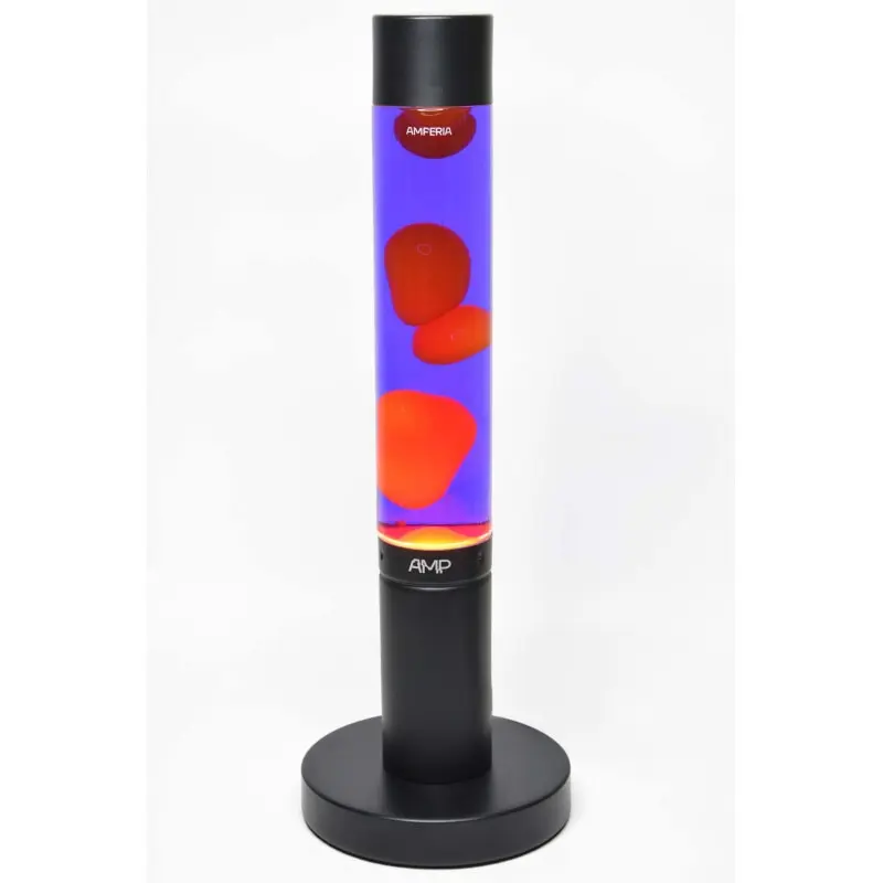 Лава лампа Amperia Slim Оранжевая/Фиолетовая (39 см) | для дома ночник светодиодная декор