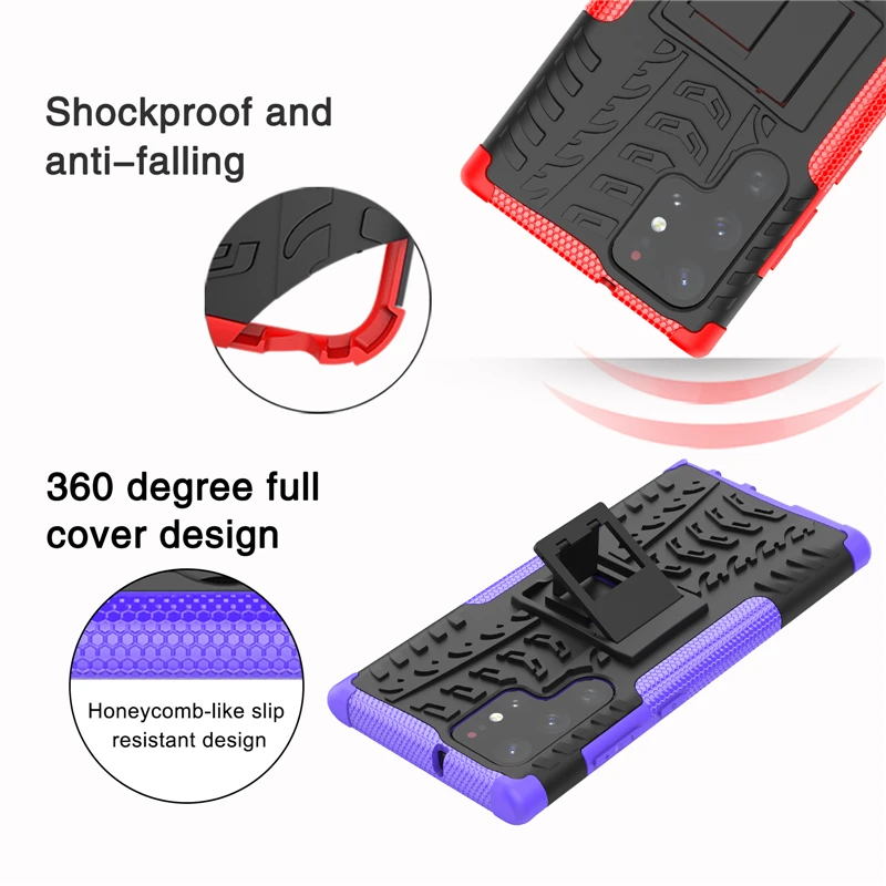 For Samsung Galaxy S22 Ultra Case Armor Silicone Rubber holder Protector Case for Samsung S22 Ulltra Cover Galaxy S22 Plus Case