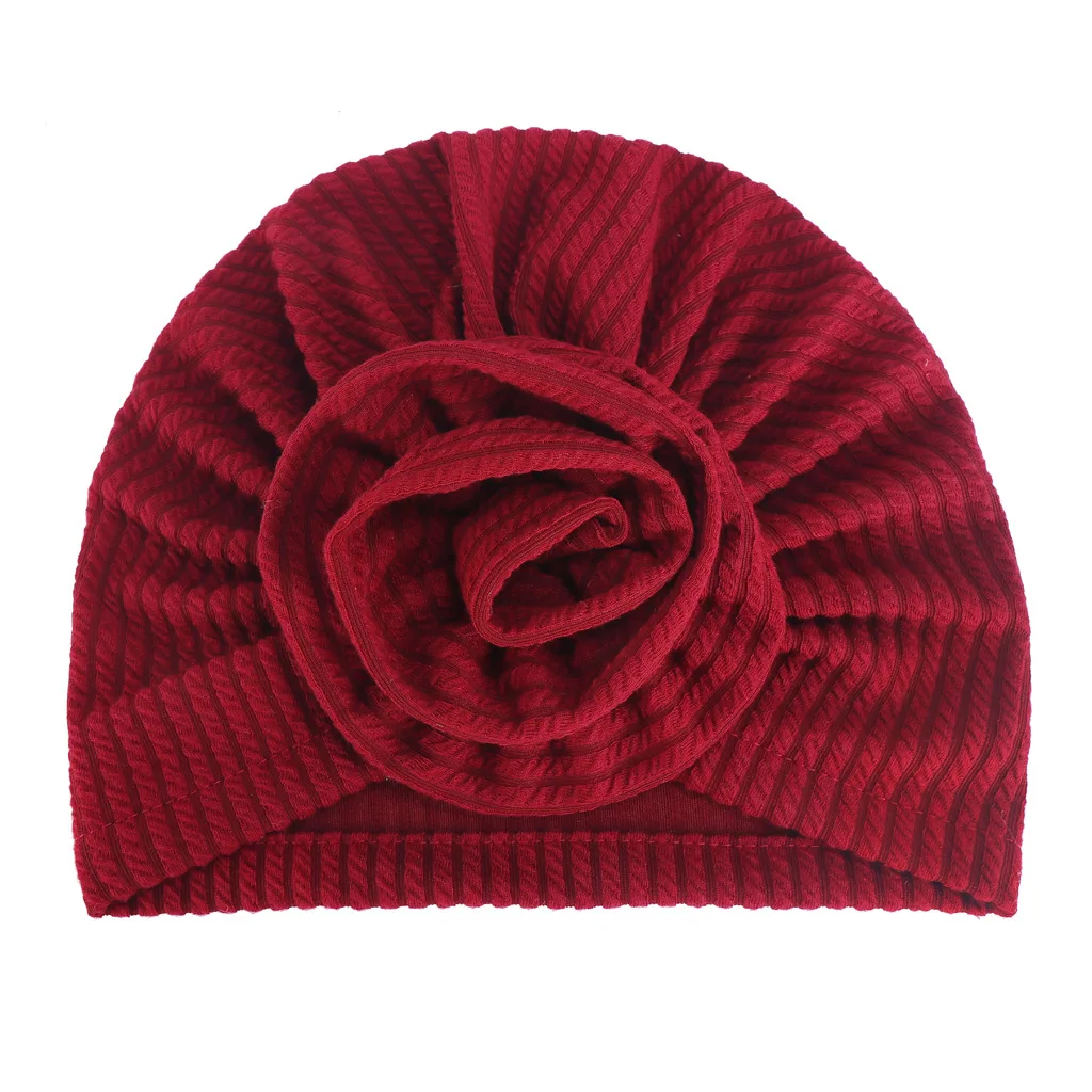 

New Flower Muslim Hijab Women Beanie Chemo Cancer Cap India Cap Under Scarf Bone Bonnet Neck Cover Muslim Women Hair Accessories