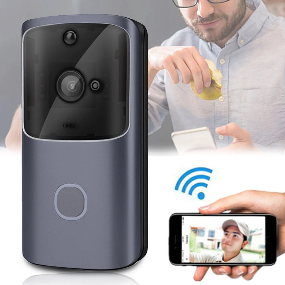 Видео дверной звонок с дистанционным управлением ночное видение wifi простая